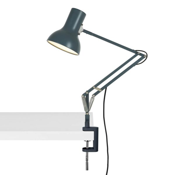 Anglepoise Typ 75 Mini klämlampa skiffergrå