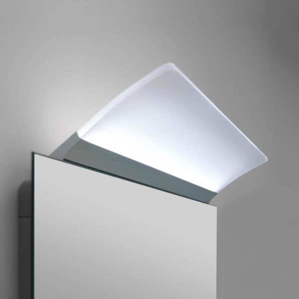 Bredd LED-spegellampa Angela, IP44, 30 cm