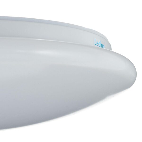 LED-taklampa Porz IP44 HF-sensor, vit