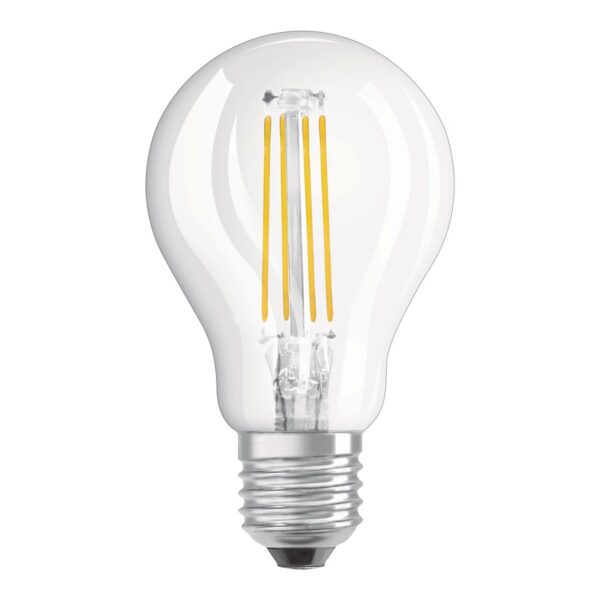 OSRAM LED-dropplampa E27 Superstar 4,8W klar 2 700