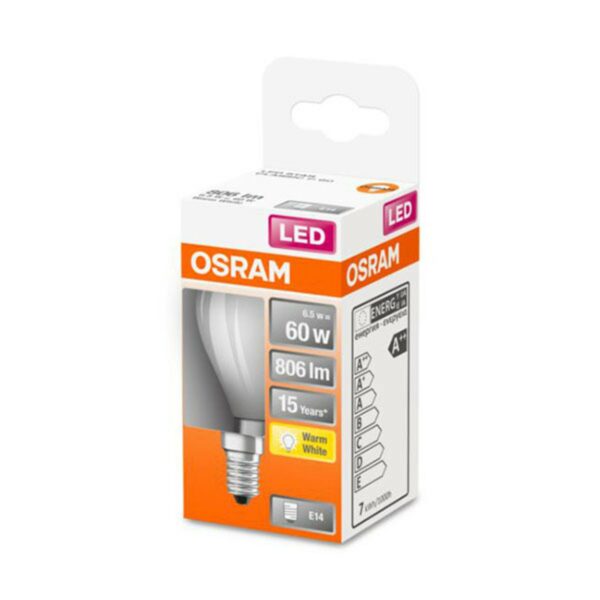 OSRAM LED-lampa E14 5,5W Classic P 2 700 K