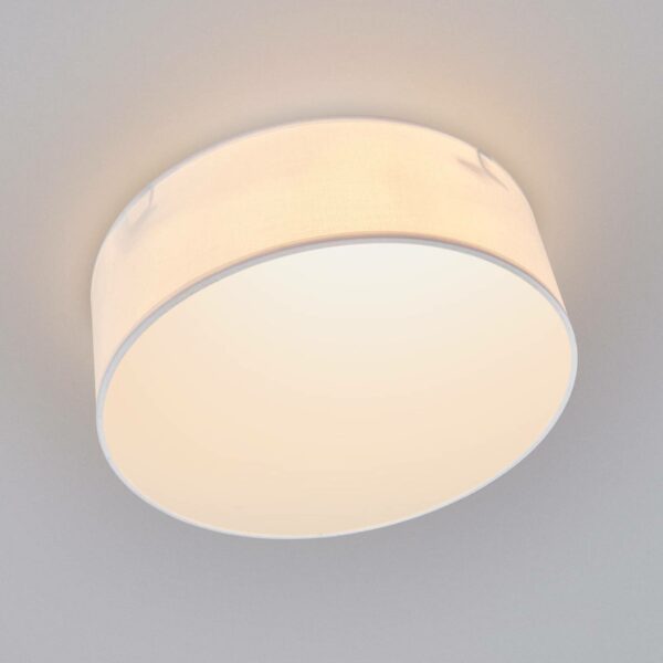 Vit textiltaklampa Ceiling Dream 30 cm