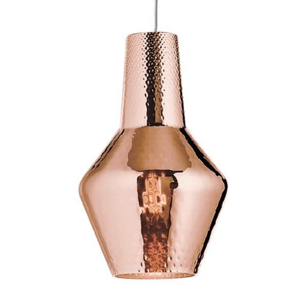 Hänglampa Romeo 130 cm roséguld metallic