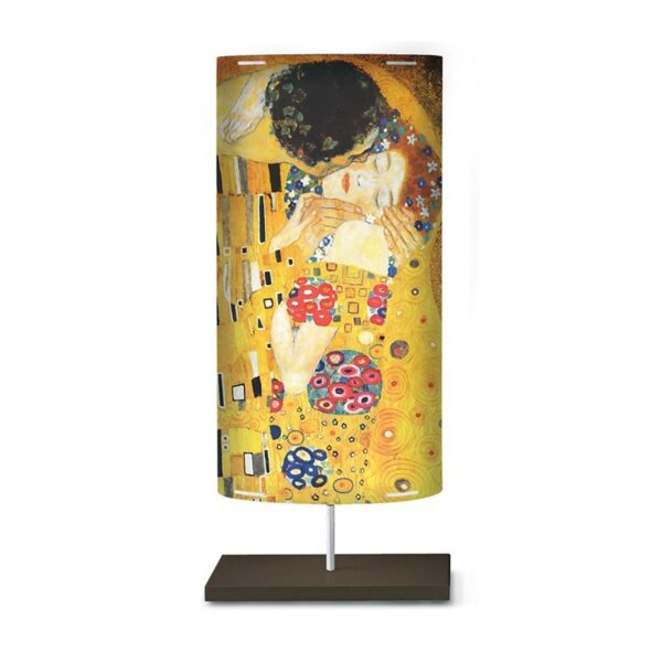 Golvlampa Klimt III med konstmotiv.