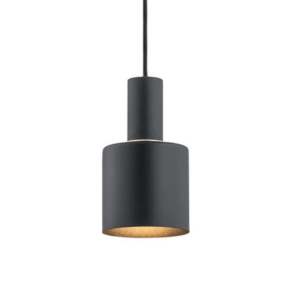 Hänglampa Selma, 1 lampa, svart Ø 12 cm