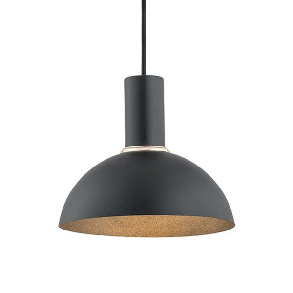 Hänglampa Selma, 1 lampa, svart Ø 22 cm