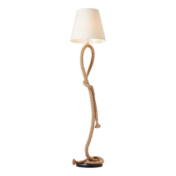 Golvlampa Sailor med repstativ