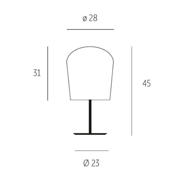 Casablanca Syss bordslampa med dimmer, vit