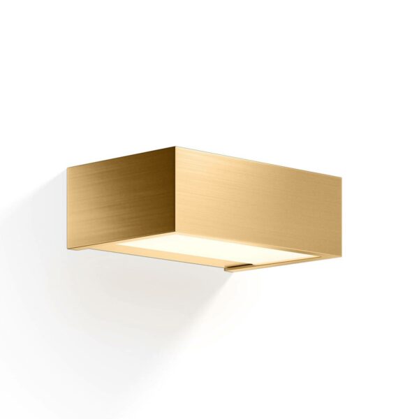 Decor Walther Box LED-vägglampa guld 2 700 K 15 cm