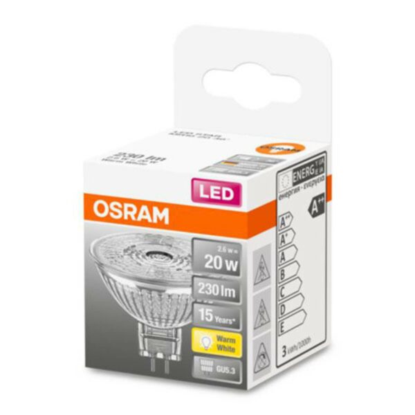 OSRAM LED-glasreflektor Star GU5,3 2,6 W 2 700 K