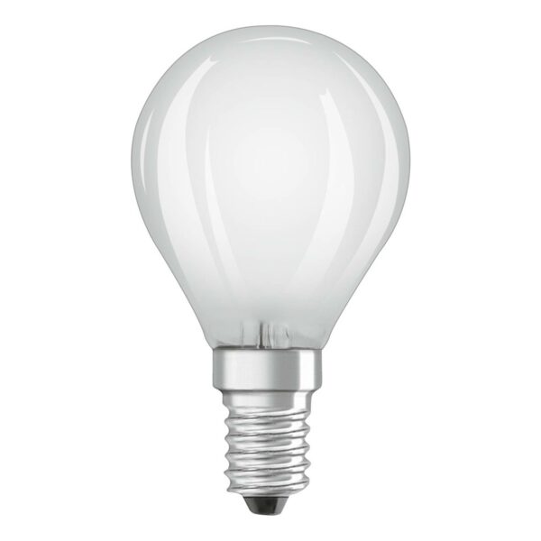 OSRAM LED-droppe E14 4W Classic P 4 000 K matt