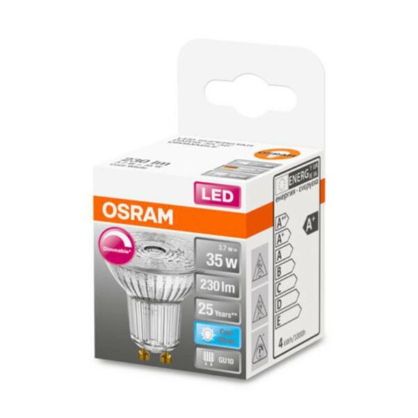 OSRAM LED-glasreflektor GU10 3,4 W 940 36° dimbar