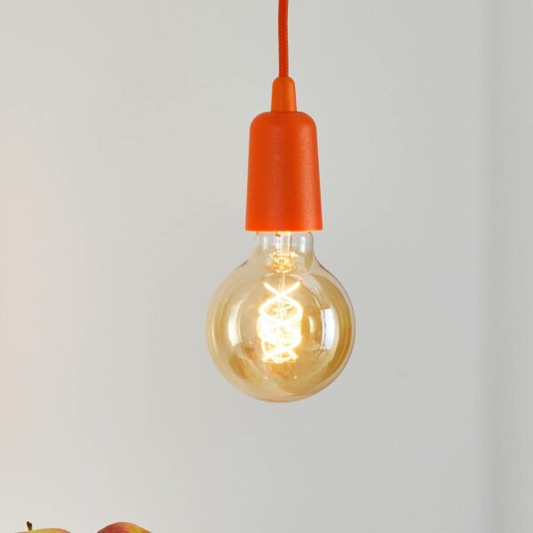 Hänglampa Brasil, orange, 1 lampa