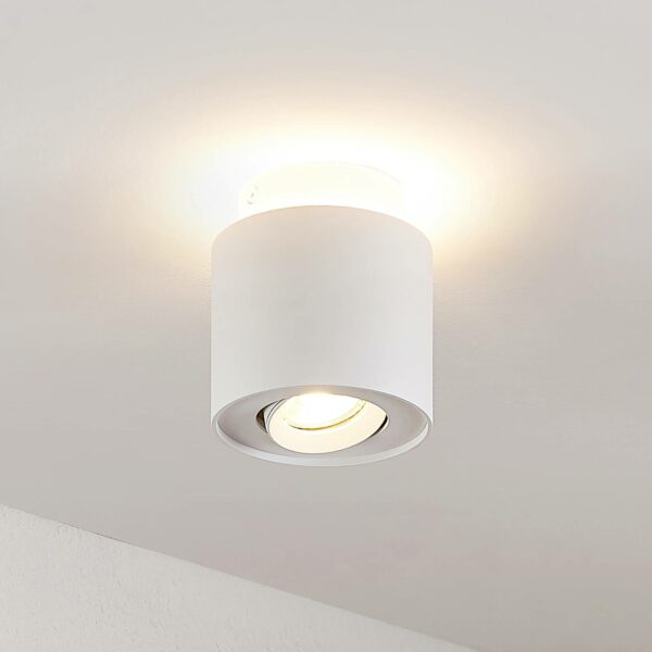 Arcchio Walisa LED-taklampa, rund, vit